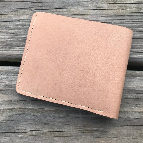 Men Wallet Bifold All Leather Card Holder Purse - Picture 3 of 13